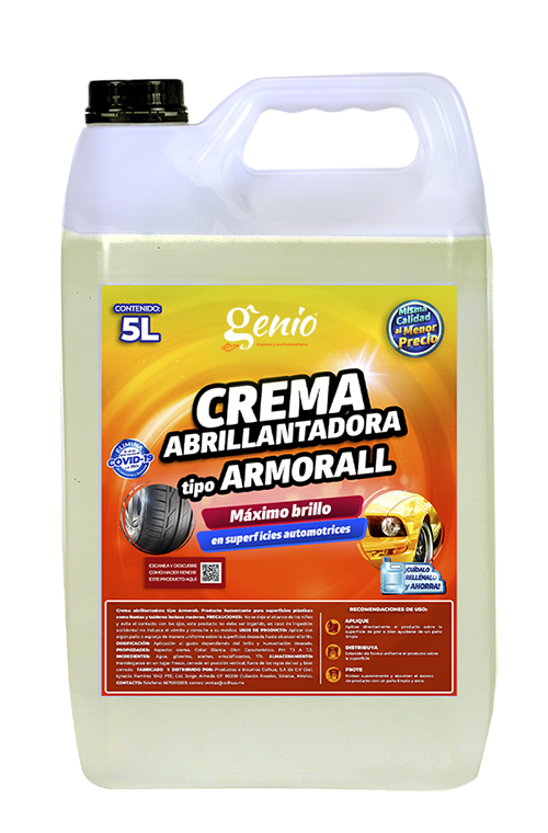 Crema Abrillantadora para tablero y llantas