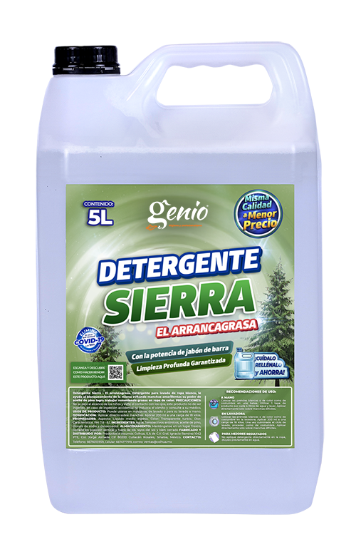 Detergente Sierra con aceite de pino