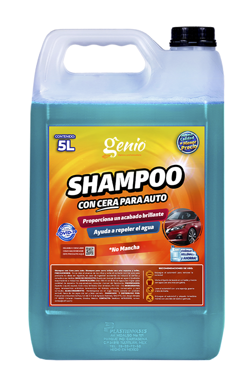 Shampoo con Cera para auto