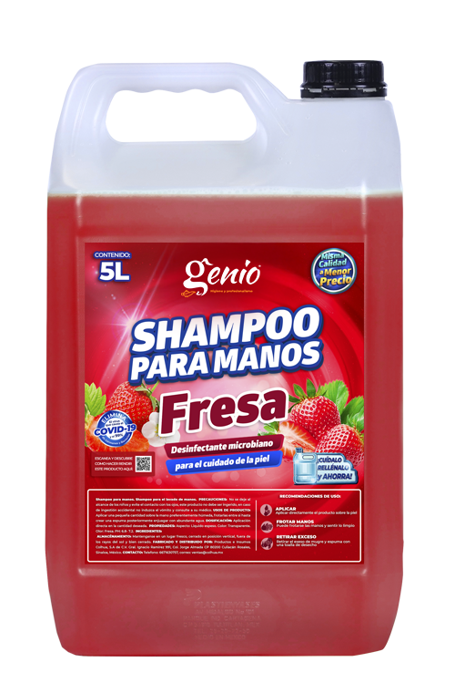 Shampoo para manos aroma Fresa