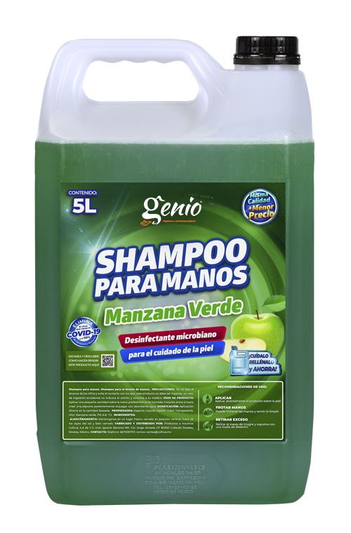Shampoo para manos aroma Manzana Verde